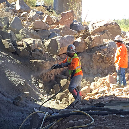 99th Ave Channel Shotcrete